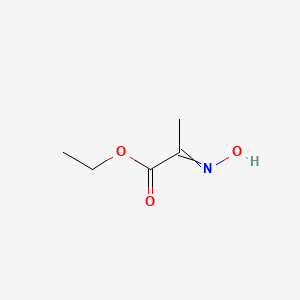 molecular formula C5H9NO3 B8677278 Ethyl 2-hydroxyiminopropionate 