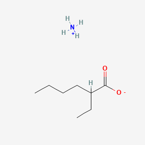 molecular formula C8H19NO2 B8677357 Hexanoic acid, 2-ethyl-, ammonium salt 