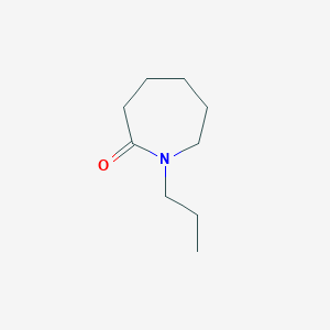 molecular formula C9H17NO B8677392 1-Propylazepan-2-one CAS No. 52644-85-6