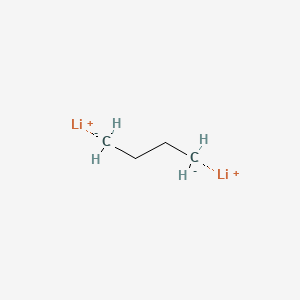 molecular formula C4H8Li2 B8677394 Dilithium;butane 
