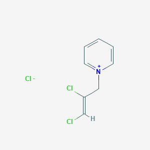 molecular formula C8H8Cl3N B086774 1-(2,3-Dichloroallyl)pyridinium chloride CAS No. 1075-56-5