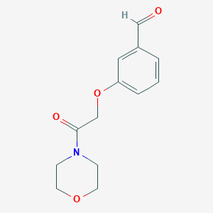 3-[4-Morpholinylcarbonylmethoxy]benzaldehyde