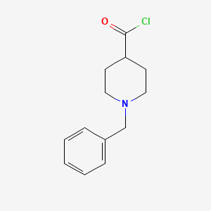 molecular formula C13H16ClNO B8677434 1-Benzylpiperidine-4-carbonyl chloride CAS No. 108297-01-4