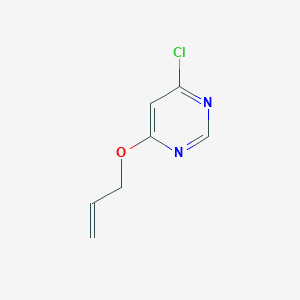 molecular formula C7H7ClN2O B8677441 4-Allyloxy-6-chloro-pyrimidine 