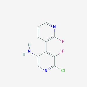 [3,4'-Bipyridin]-3'-amine,6'-chloro-2,5'-difluoro-