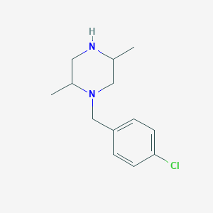 4-Chlorobenzyl-2,5-dimethylpiperazine