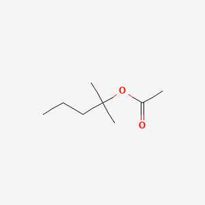 molecular formula C8H16O2 B8677639 2-Pentanol, 2-methyl-, acetate CAS No. 34859-98-8