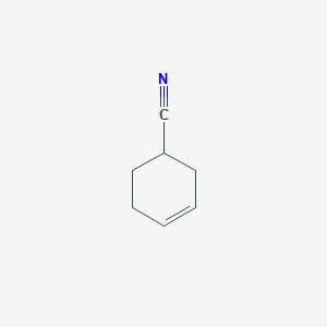 molecular formula C7H9N B086777 3-Cyclohexene-1-carbonitrile CAS No. 100-45-8