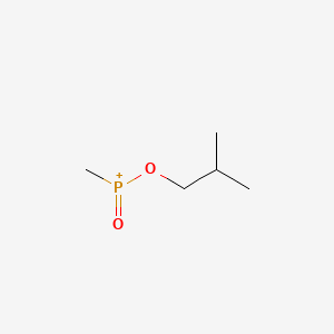 molecular formula C5H12O2P+ B8677791 Isobutyl methylphosphinate CAS No. 25296-66-6