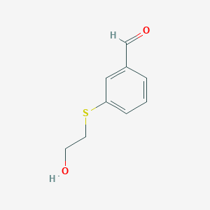 3-(2-Hydroxyethylthio)benzaldehyde