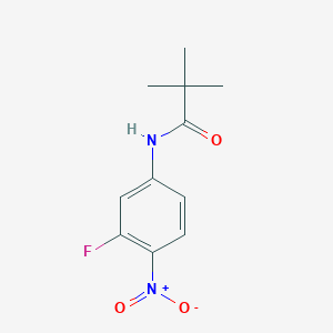 N-(3-fluoro-4-nitro-phenyl)-2,2-dimethyl-propionamide