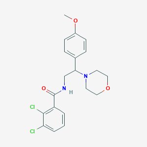 2,3-dichloro-N-[2-(4-methoxyphenyl)-2-(morpholin-4-yl)ethyl]benzamide
