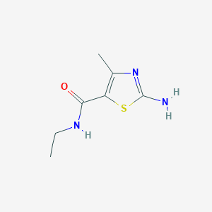2-amino-N-ethyl-4-methylthiazole-5-carboxamide