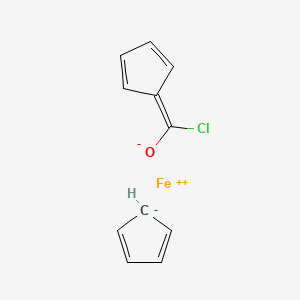 molecular formula C11H9ClFeO B8677860 Ferrocenoyl chloride 