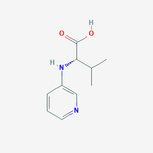 molecular formula C10H14N2O2 B8677941 PYRIDIN-3-YL-L-VALINE 