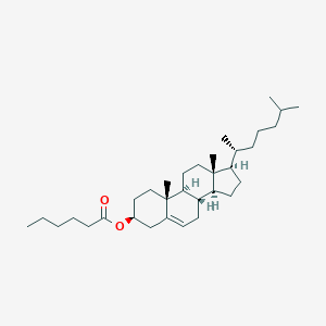 molecular formula C33H56O2 B086780 Cholest-5-en-3-yl hexanoate CAS No. 1062-96-0