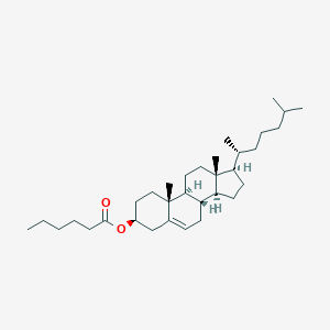 molecular formula C33H56O2 B086780 Cholest-5-en-3beta-yl hexanoate CAS No. 1062-96-0