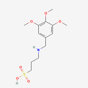 B8678011 3-[(3,4,5-trimethoxyphenyl)methylamino]propane-1-sulfonic Acid CAS No. 720699-19-4