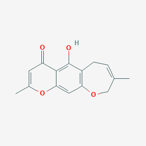 molecular formula C15H14O4 B086782 Ptaeroxylin CAS No. 14729-11-4