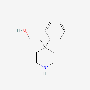 molecular formula C13H19NO B8678248 2-(4-Phenylpiperidin-4-YL)ethanol CAS No. 189877-03-0