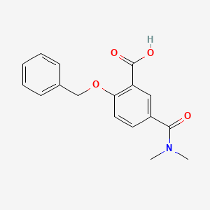 5-[(Dimethylamino)carbonyl]-2-[(phenylmethyl)oxy]benzoic acid
