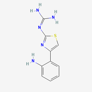 N''-[4-(2-Aminophenyl)-1,3-thiazol-2-yl]guanidine