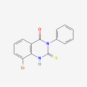 8-bromo-3-phenyl-2-thioxo-2,3-dihydroquinazolin-4(1H)-one