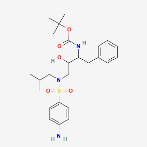molecular formula C25H37N3O5S B8678398 propyl]carbamic Acid tert-Butyl Ester-d9 