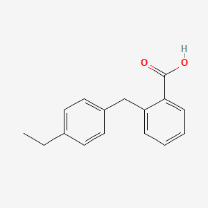 2-[(4-Ethylphenyl)methyl]benzoic acid