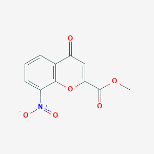 Methyl 8-nitro-4-oxo-4H-1-benzopyran-2-carboxylate