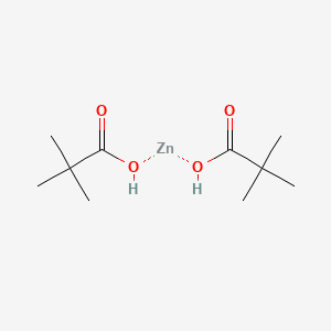 molecular formula C10H20O4Zn B8678492 Bis(pivaloyloxy)zinc 