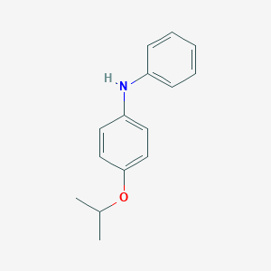 molecular formula C15H17NO B086785 p-Isopropoxydiphenylamine CAS No. 101-73-5