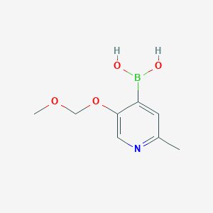[5-(Methoxymethoxy)-2-methylpyridin-4-yl]boronic acid