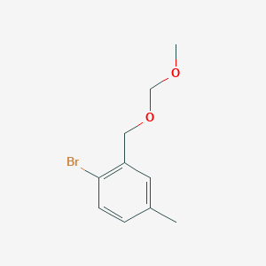 2-Bromo-5-methyl-1-(methoxymethoxymethyl)benzene