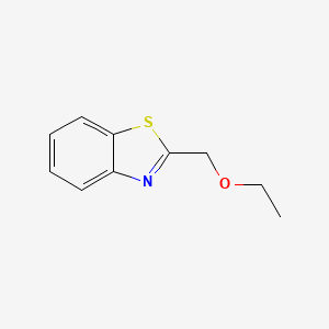 molecular formula C10H11NOS B8678585 2-Ethoxymethylbenzothiazole 