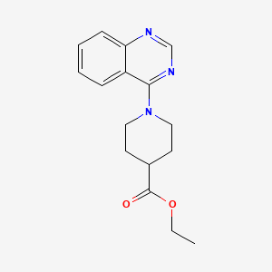 1-Quinazolin-4-yl-piperidine-4-carboxylic acid ethyl ester