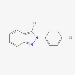 molecular formula C13H8Cl2N2 B8678614 3-chloro-2-(4-chlorophenyl)-2H-indazole 
