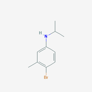 4-bromo-3-methyl-N-(propan-2-yl)aniline