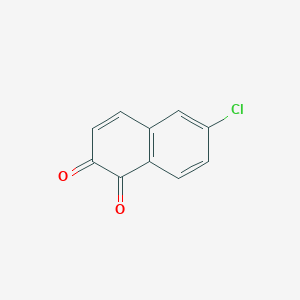 molecular formula C10H5ClO2 B8678636 6-Chloronaphthalene-1,2-dione 