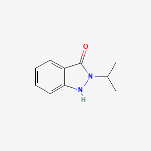 molecular formula C10H12N2O B8678648 2-(Propan-2-yl)-2,3-dihydro-1H-indazol-3-one 