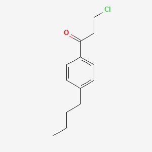 1-(4-Butylphenyl)-3-chloropropan-1-one