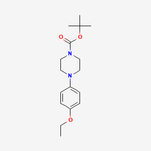 molecular formula C17H26N2O3 B8678724 Tert-butyl 4-(4-ethoxyphenyl)piperazine-1-carboxylate 