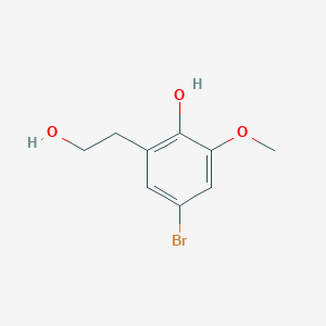 4-Bromo-2-(2-hydroxyethyl)-6-methoxyphenol