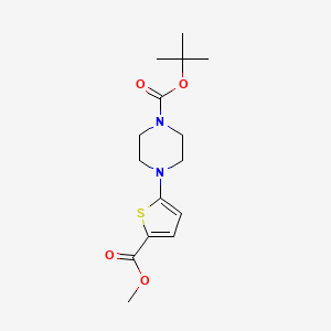 Tert-butyl 4-(5-(methoxycarbonyl)thiophen-2-yl)piperazine-1-carboxylate