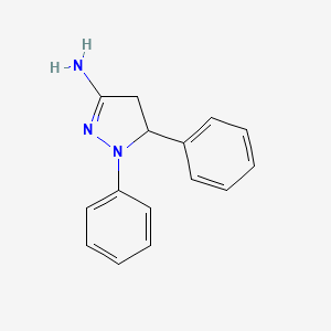 1,5-Diphenyl-4,5-dihydro-1H-pyrazol-3-amine