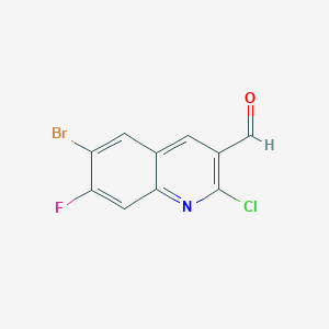 6-Bromo-2-chloro-7-fluoroquinoline-3-carbaldehyde
