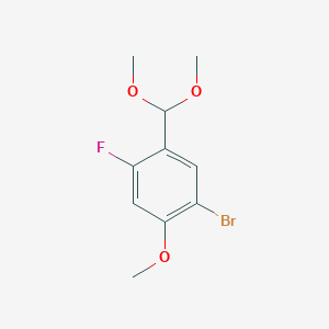 1-Bromo-5-(dimethoxymethyl)-4-fluoro-2-methoxybenzene