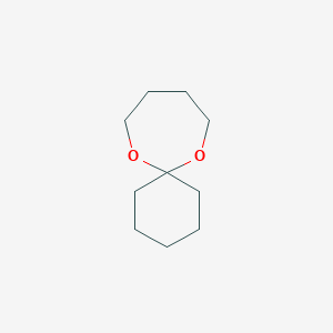 molecular formula C10H18O2 B086791 7,12-Dioxaspiro[5.6]dodecane CAS No. 181-28-2