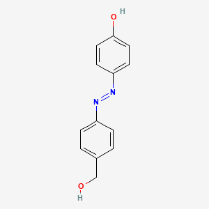 4-{2-[4-(Hydroxymethyl)phenyl]hydrazinylidene}cyclohexa-2,5-dien-1-one