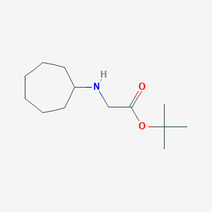 molecular formula C13H25NO2 B8679157 Tert-butyl 2-(cycloheptylamino)acetate CAS No. 66937-57-3